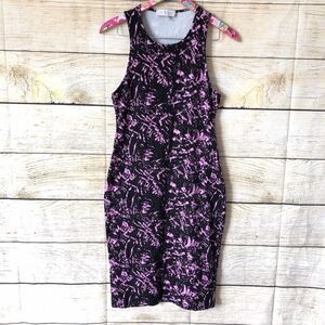 WAYF pink/black body con dress size M // 0408